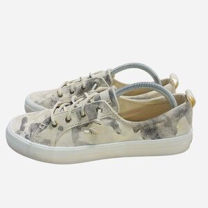 SPERRY Women's Metallic Leather Sneaker - size 10